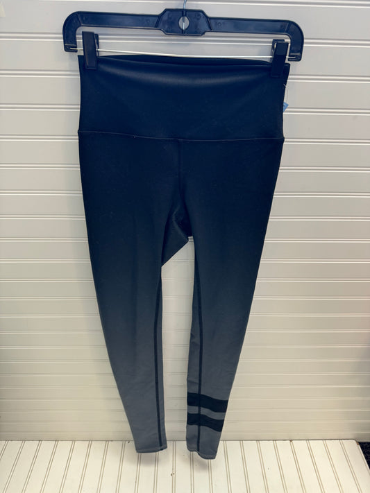 Athletic Leggings By Alo In Black & Grey, Size: Xs