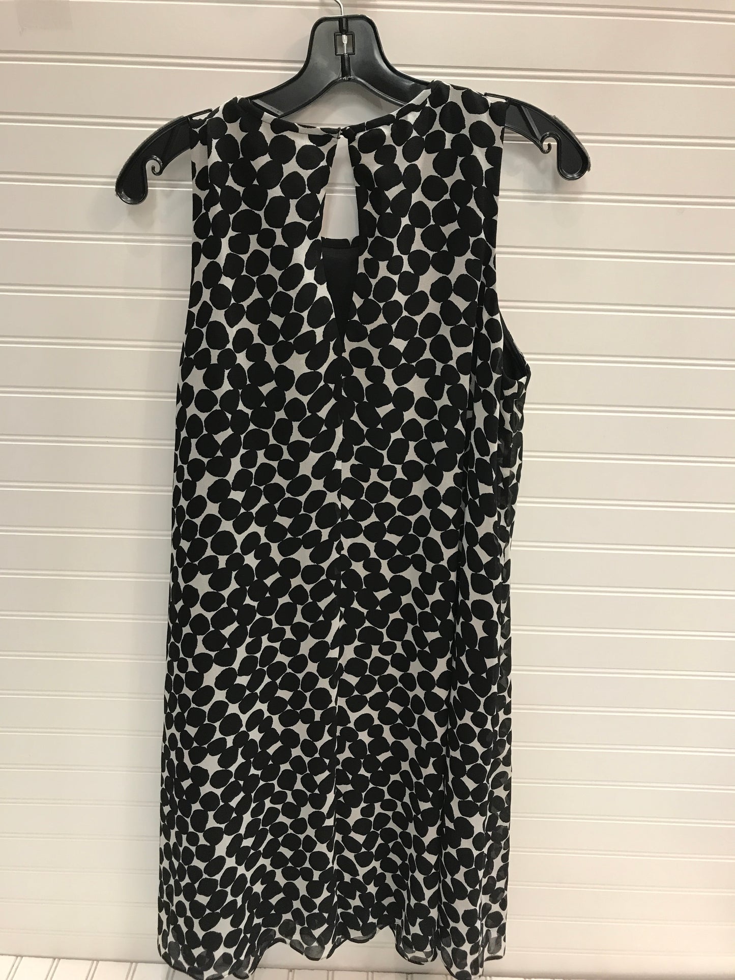 Dress Party Short By Calvin Klein In Black & White, Size: 14