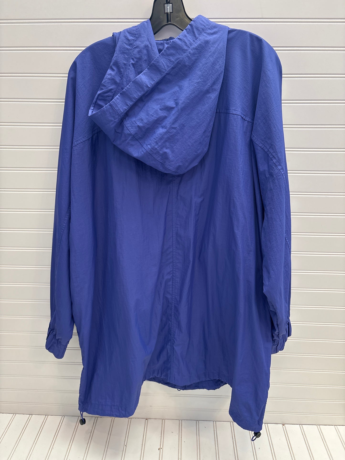 Jacket Windbreaker By Athleta In Blue, Size: Xl