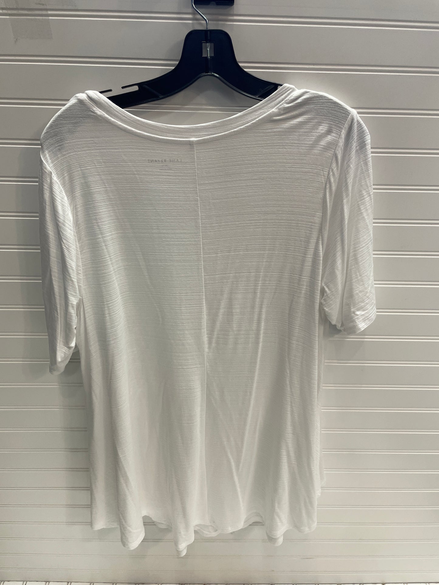 Tunic Short Sleeve By Lane Bryant In White, Size: 14