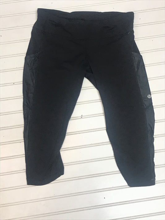 Athletic Leggings Capris By Lululemon In Black, Size: 8