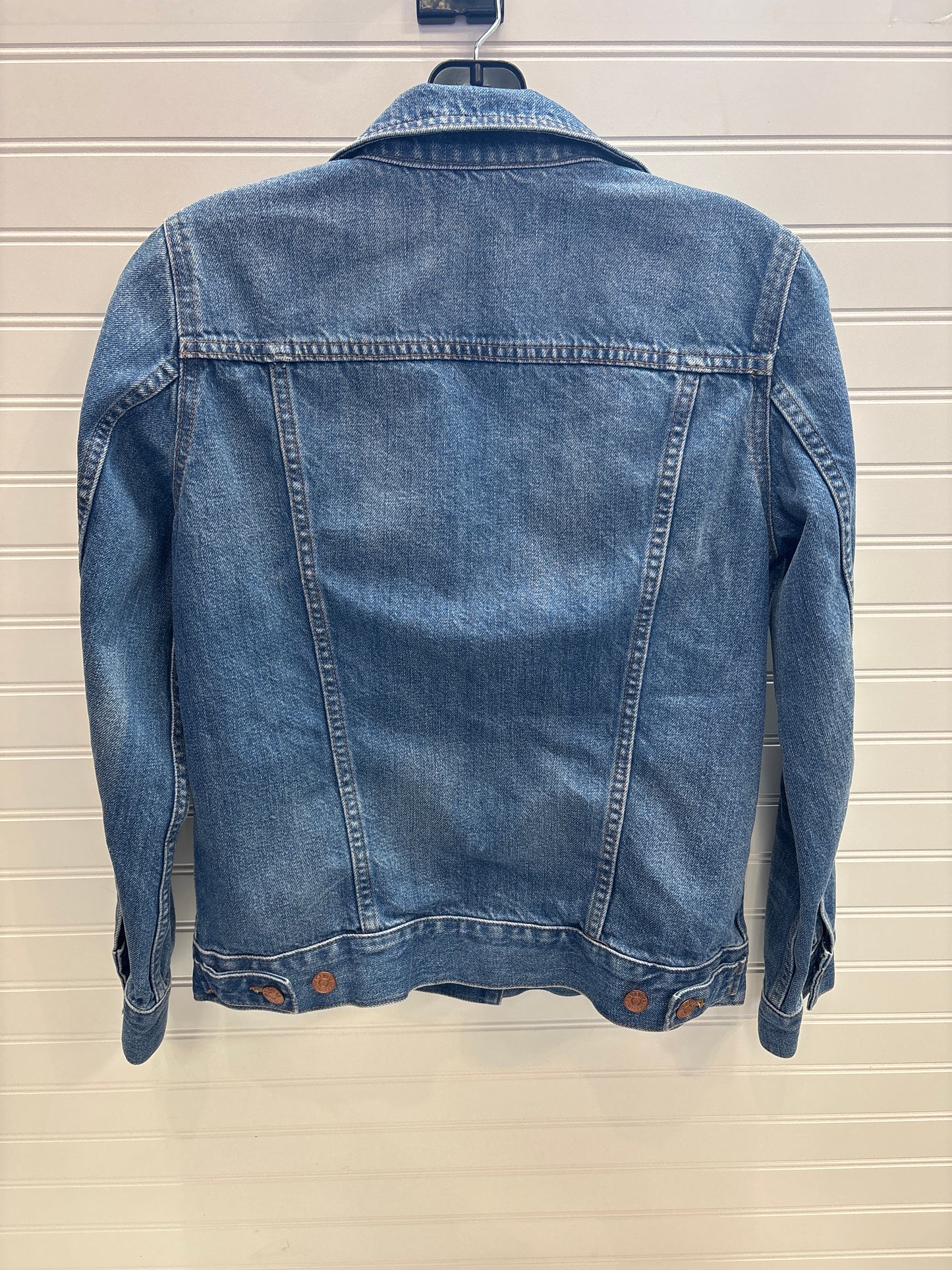 Jacket Denim By Madewell In Blue Denim, Size: M