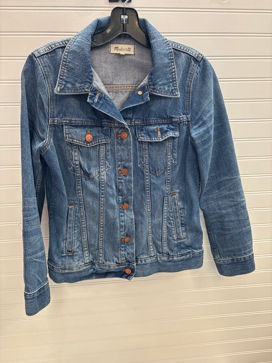 Jacket Denim By Madewell In Blue Denim, Size: M