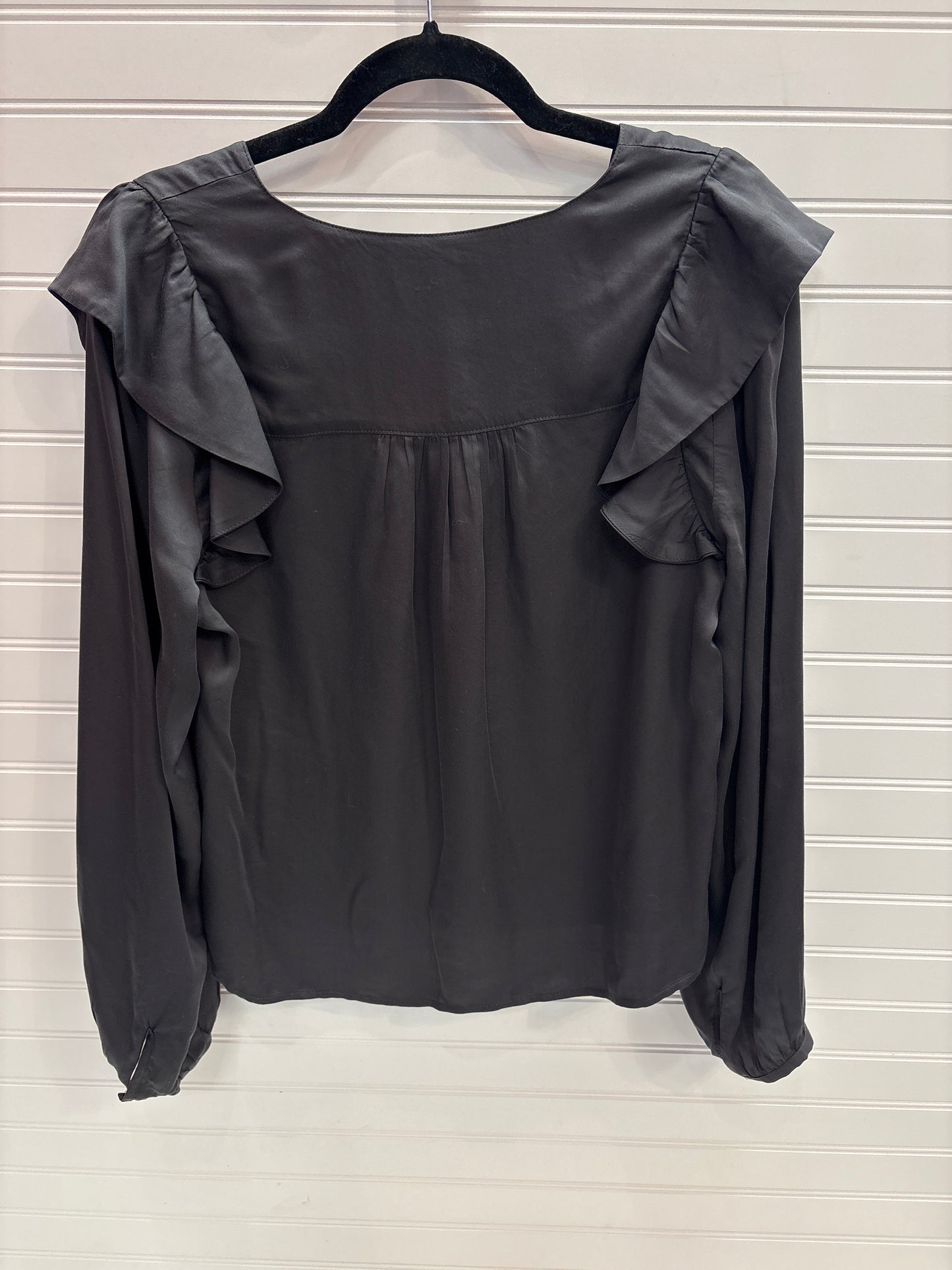 Blouse Long Sleeve By Marine Layer In Black, Size: L