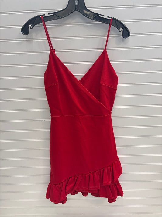 Dress Party Short By Just Me In Red, Size: S