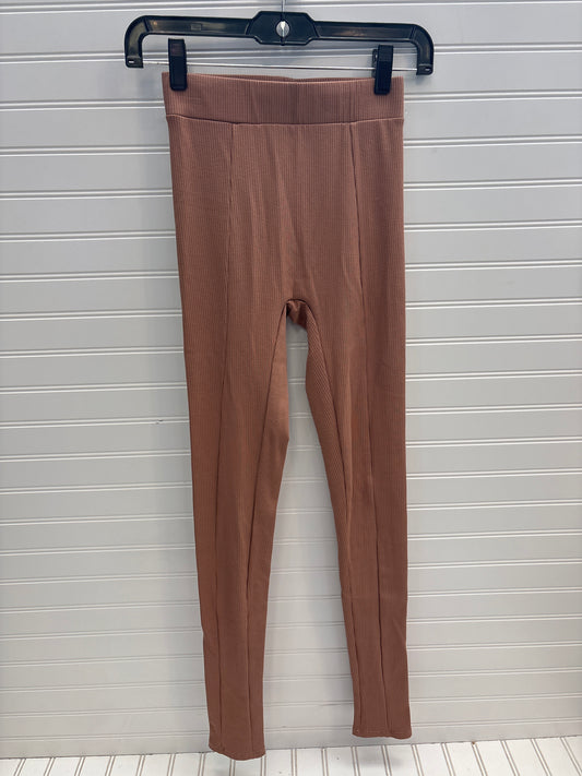 Pants Leggings By Naked Wardrobe In Tan, Size: Xs