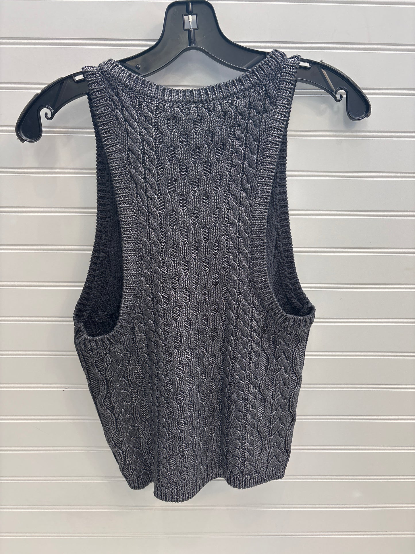 Vest Sweater By Free People In Silver, Size: S