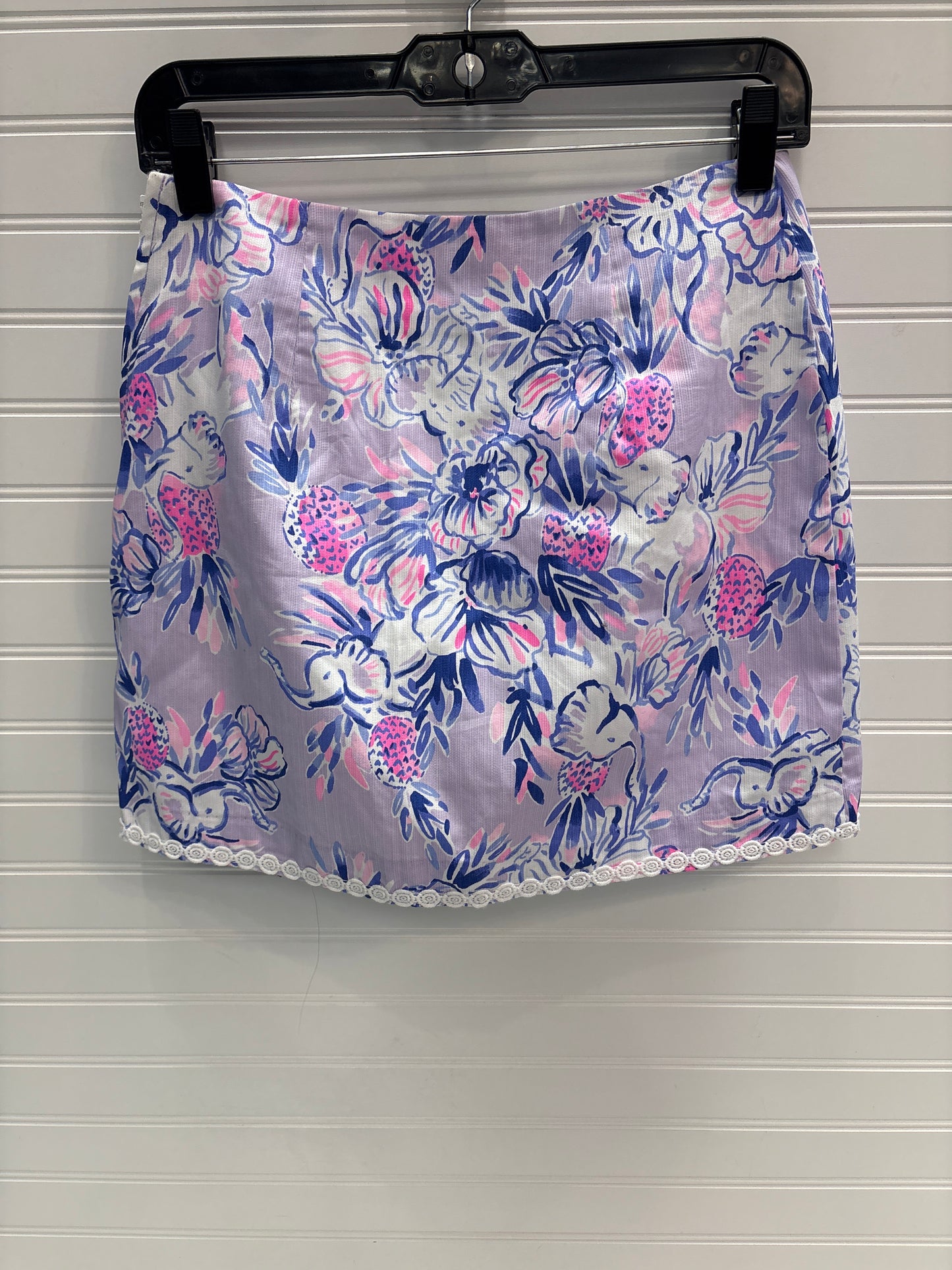 Skirt Designer By Lilly Pulitzer In Pink & Purple, Size: 0