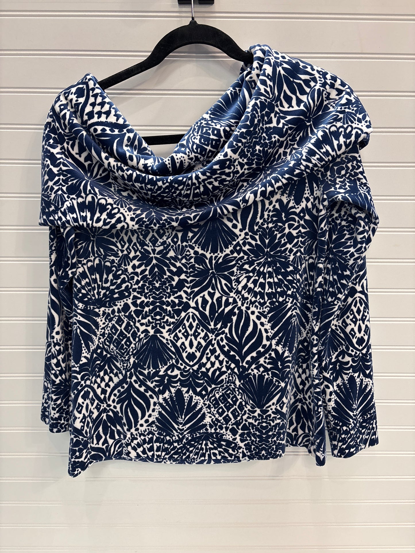 Sweater Designer By Lilly Pulitzer In Blue & White, Size: S