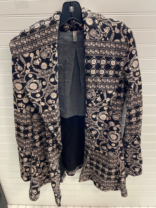 Cardigan By Free People In Black & Cream, Size: M