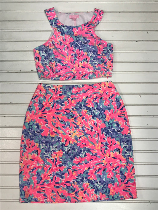 Skirt Set 2pc By Lilly Pulitzer In Multi-colored, Size: S