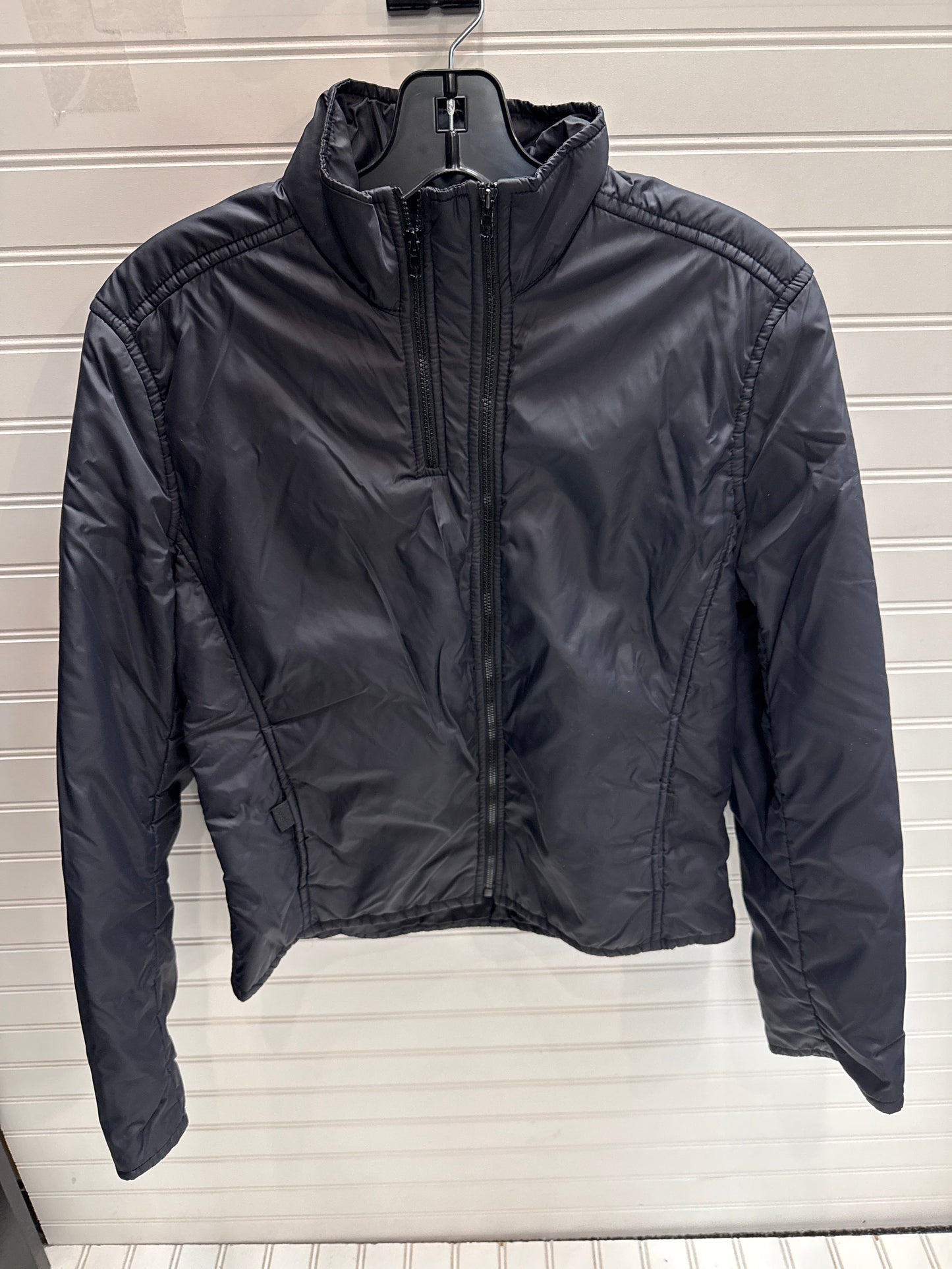 Jacket Puffer & Quilted By Mng In Navy, Size: M