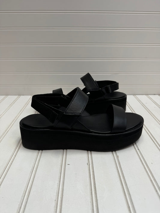 Sandals Heels Platform By Everlane In Black, Size: 11