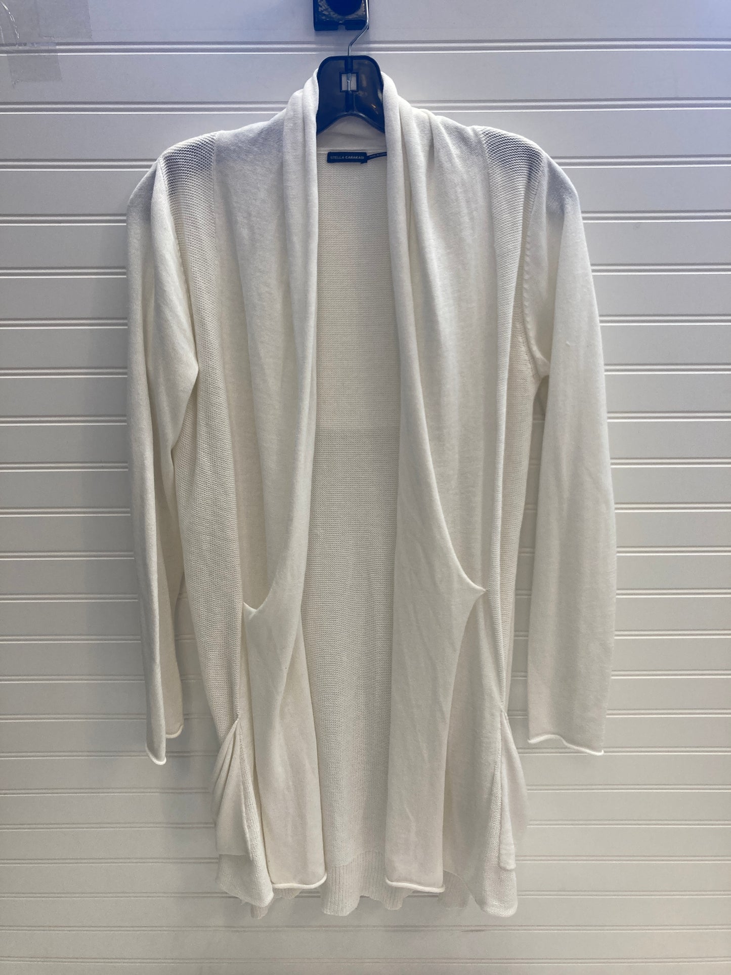 Sweater Cardigan By Stella Carakasi In White, Size: Xs