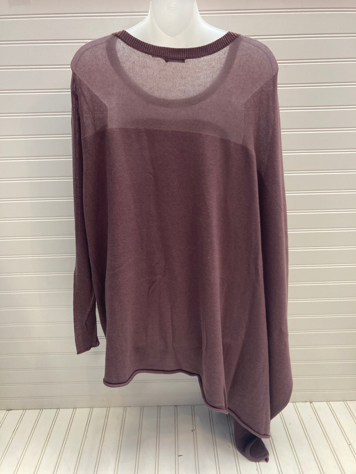 Top Long Sleeve By Stella Carakasi In Purple, Size: S