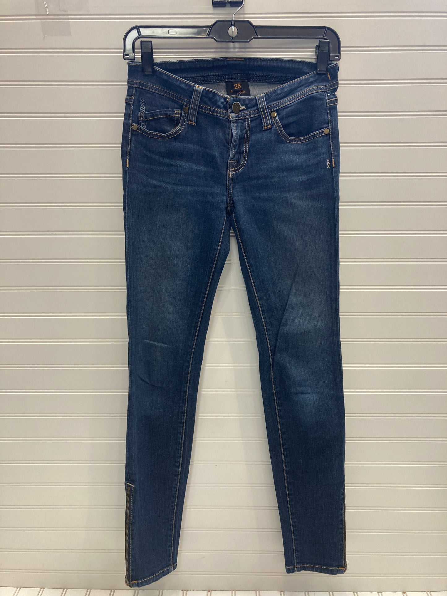 Jeans Skinny By Genetic Denim In Blue Denim, Size: 2