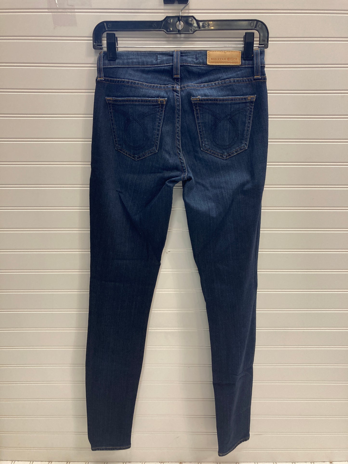 Jeans Skinny By Big Star In Blue Denim, Size: 2