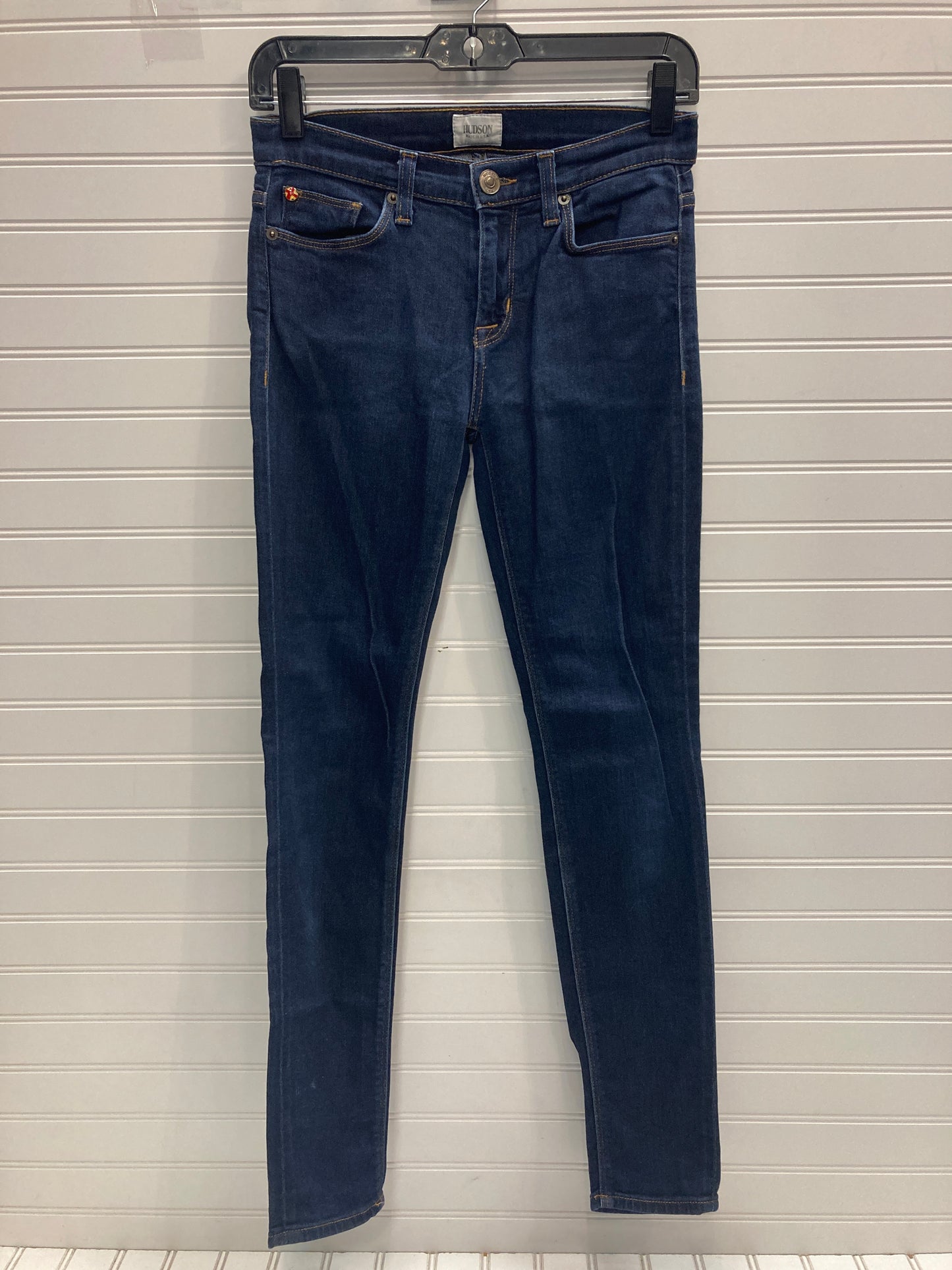 Jeans Skinny By Hudson In Blue Denim, Size: 2