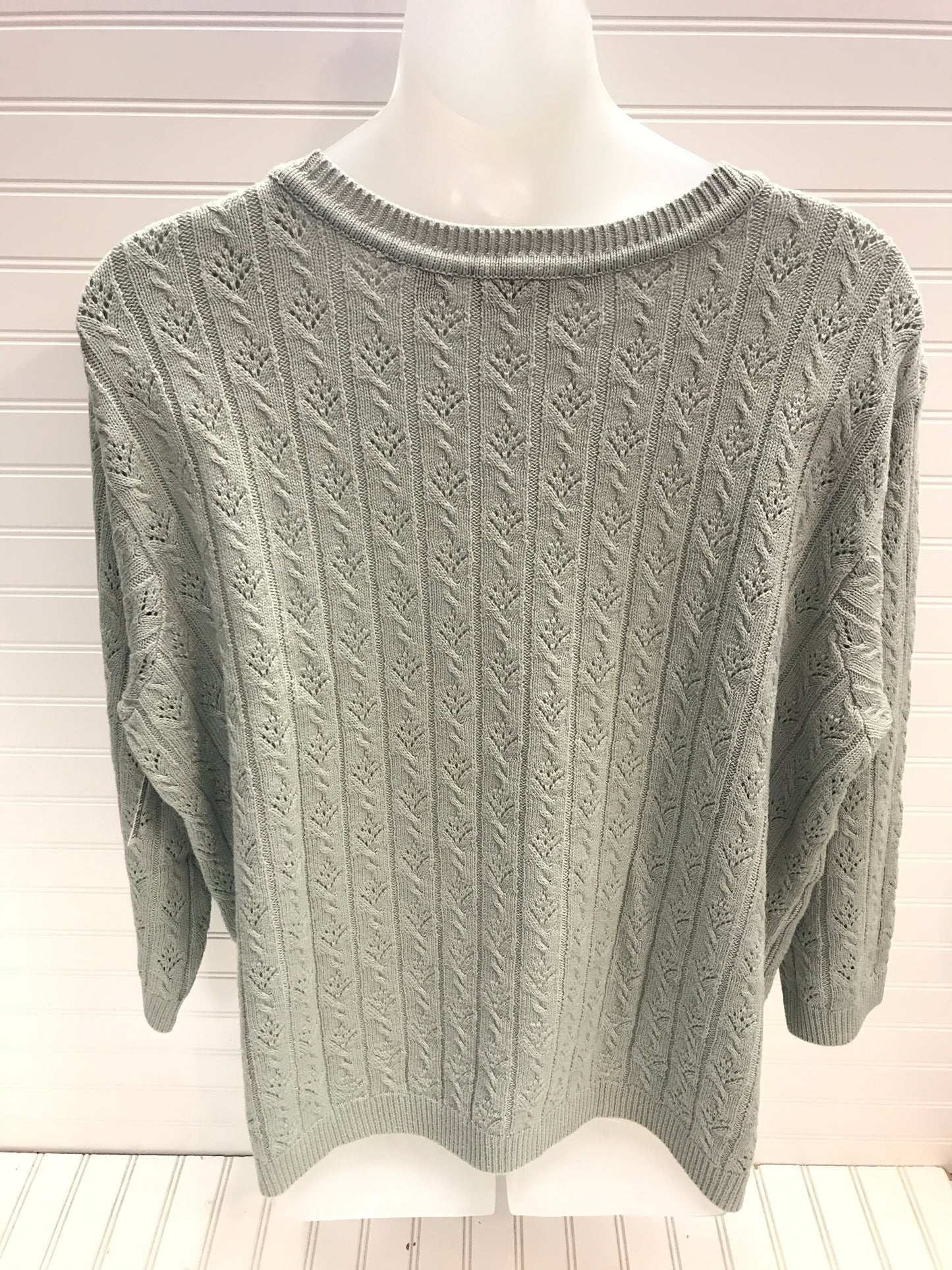 Sweater By Dkny In Green, Size: M