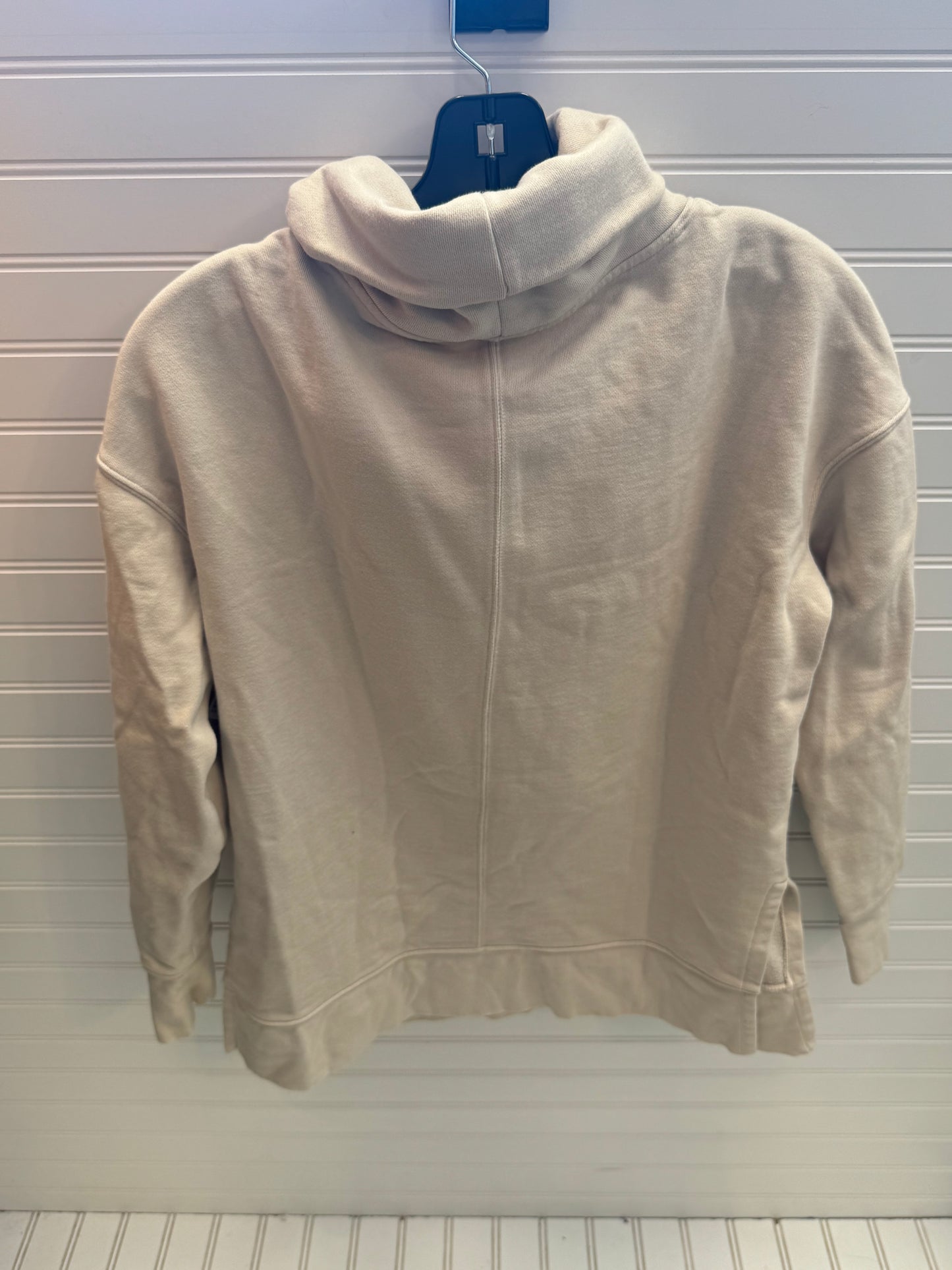 Sweatshirt Collar By Athleta In Beige, Size: S