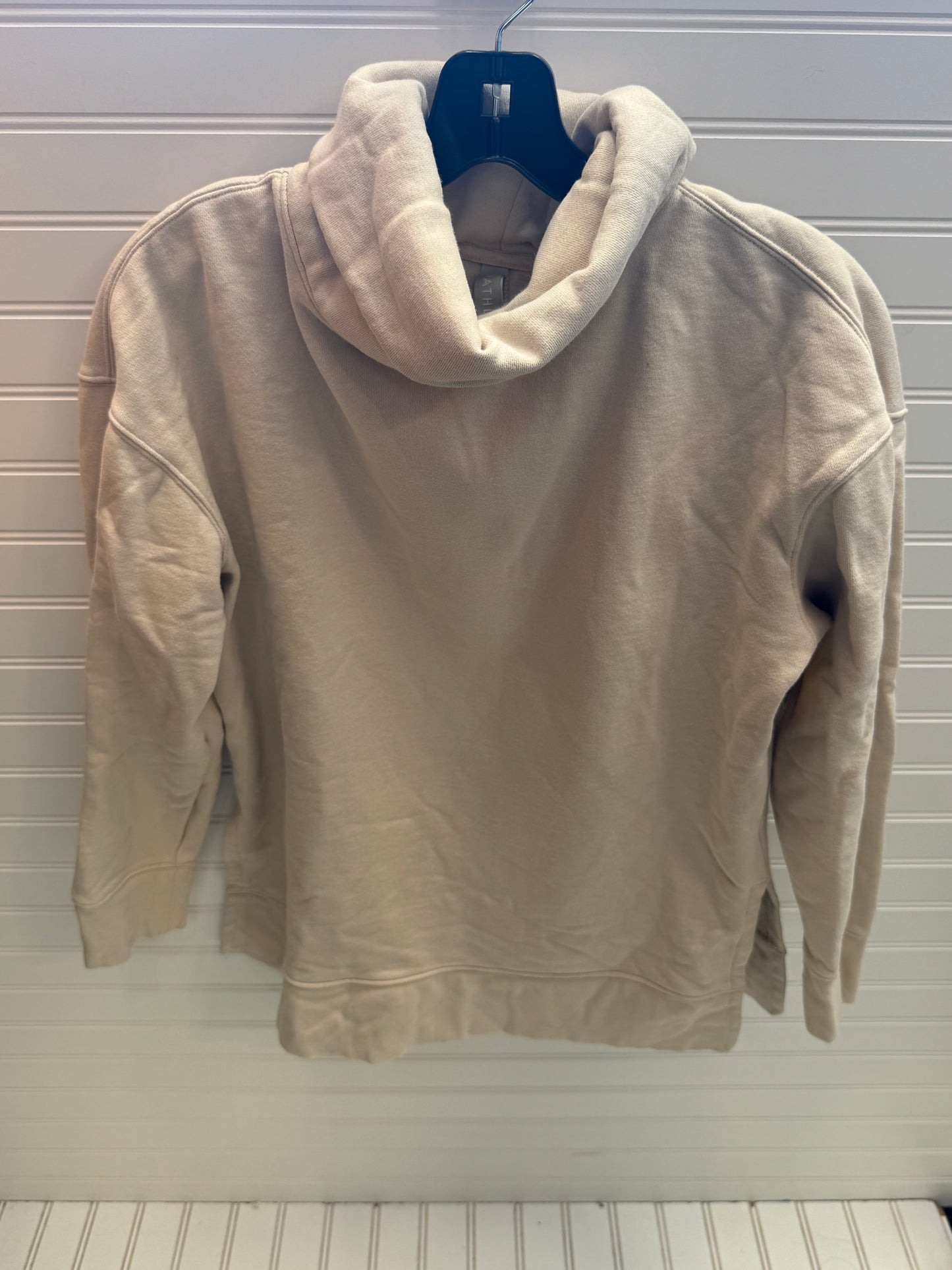 Sweatshirt Collar By Athleta In Beige, Size: S