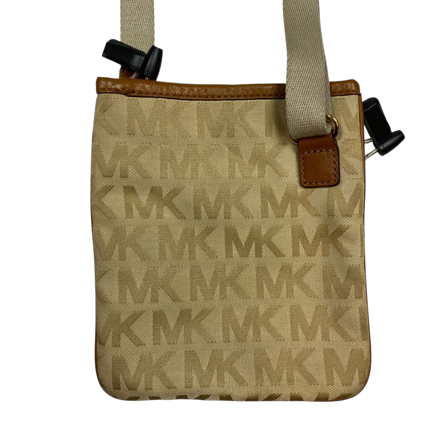 Crossbody Designer By Michael Kors In Brown, Size:Small