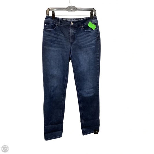 Jeans Skinny By Chicos In Blue Denim, Size: 0