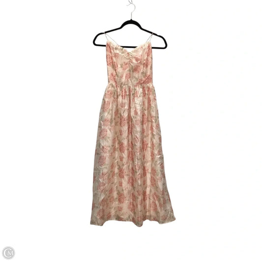 Dress Casual Maxi By Storia In Pink, Size: M