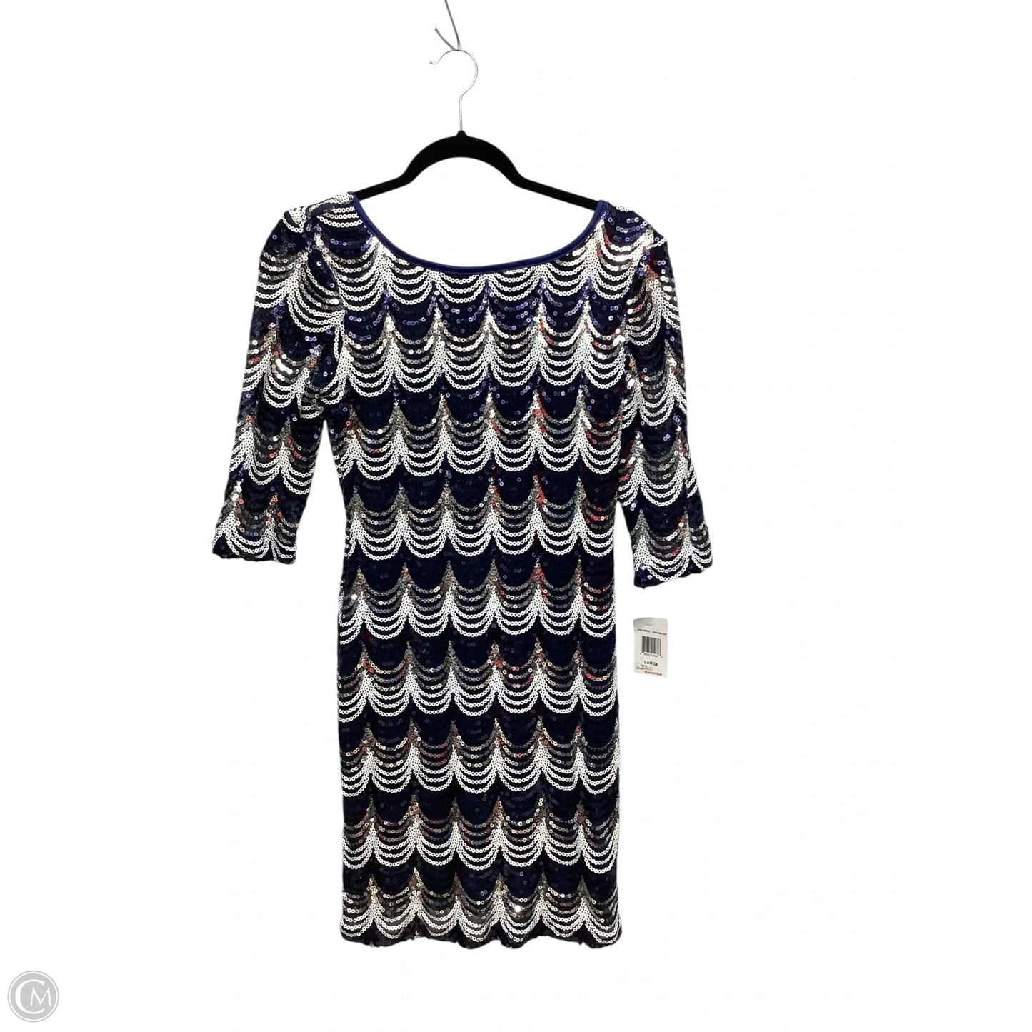 Dress Party Short By Clothes Mentor In Navy, Size: L