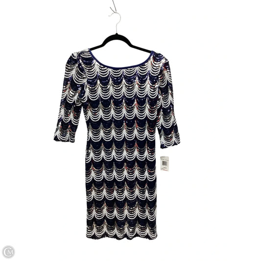 Dress Party Short By Clothes Mentor In Navy, Size: L