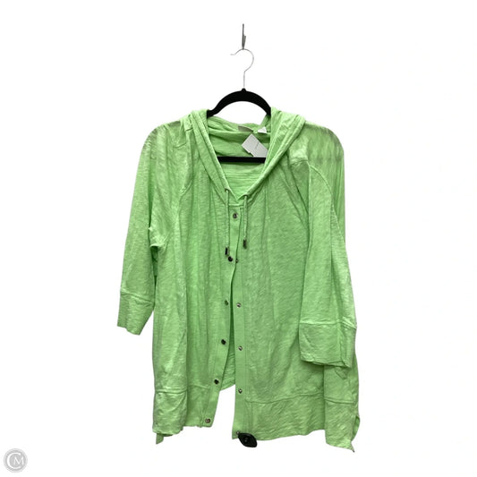 Jacket Other By Zenergy By Chicos In Green, Size: Xl
