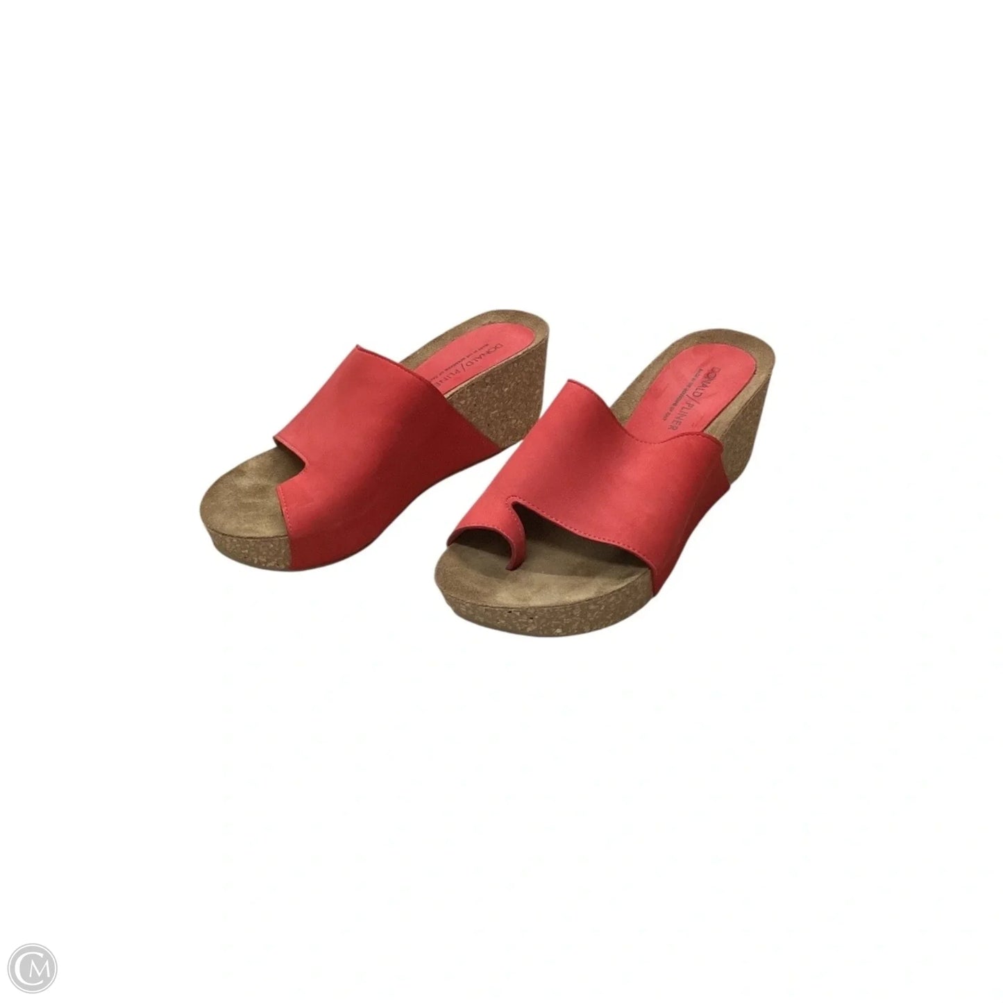 Sandals Heels Wedge By Donald Pliner In Red, Size: 7.5