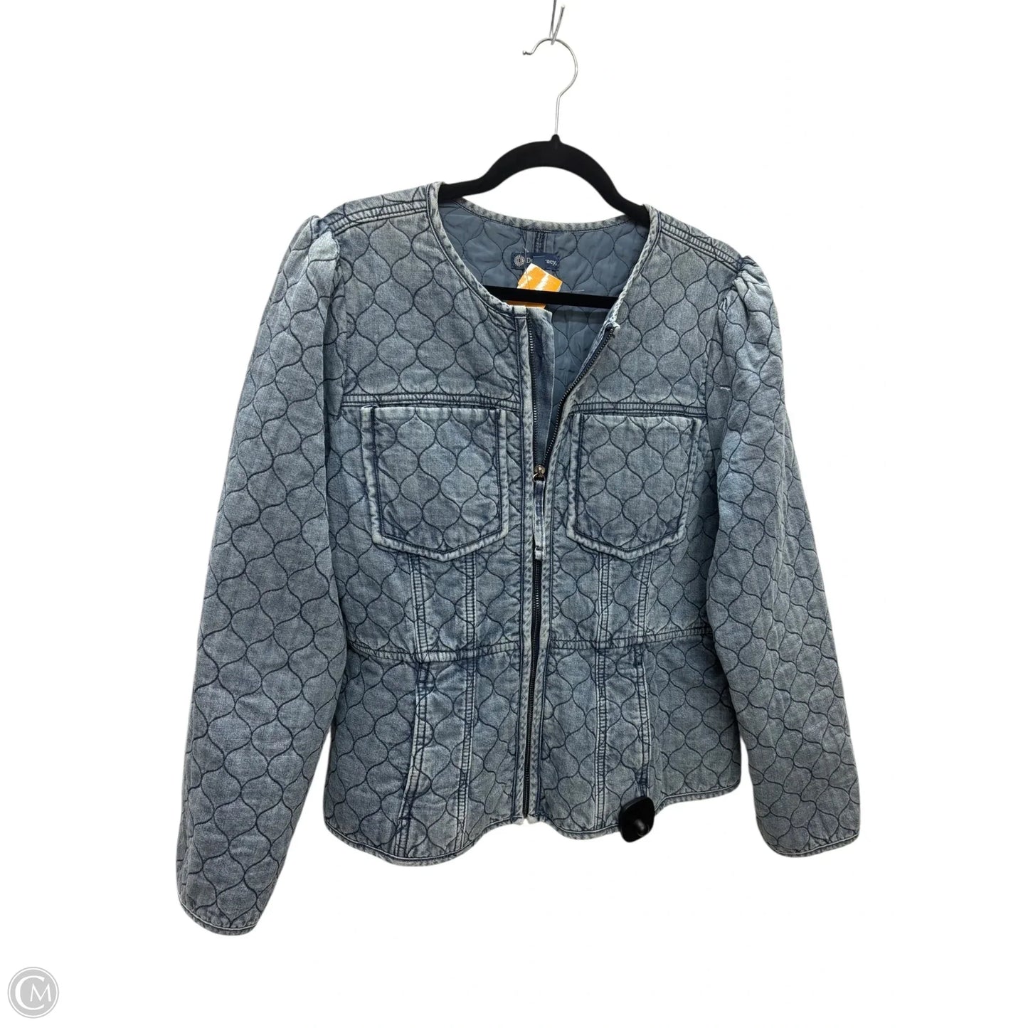 Jacket Denim By Democracy In Blue Denim, Size: L