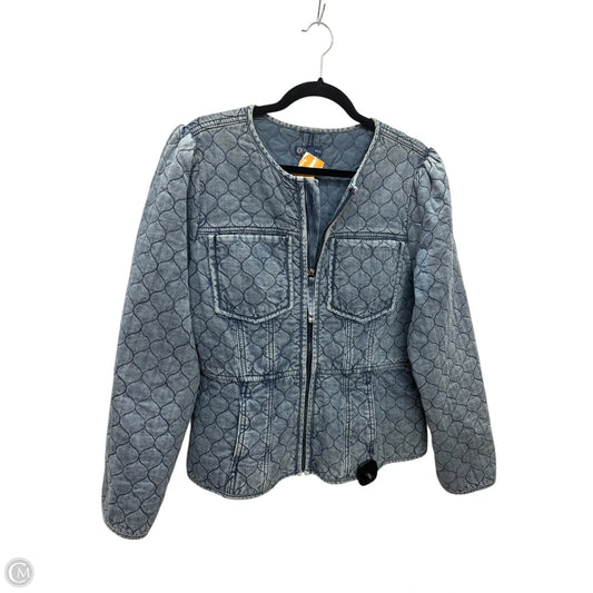 Jacket Denim By Democracy In Blue Denim, Size: L