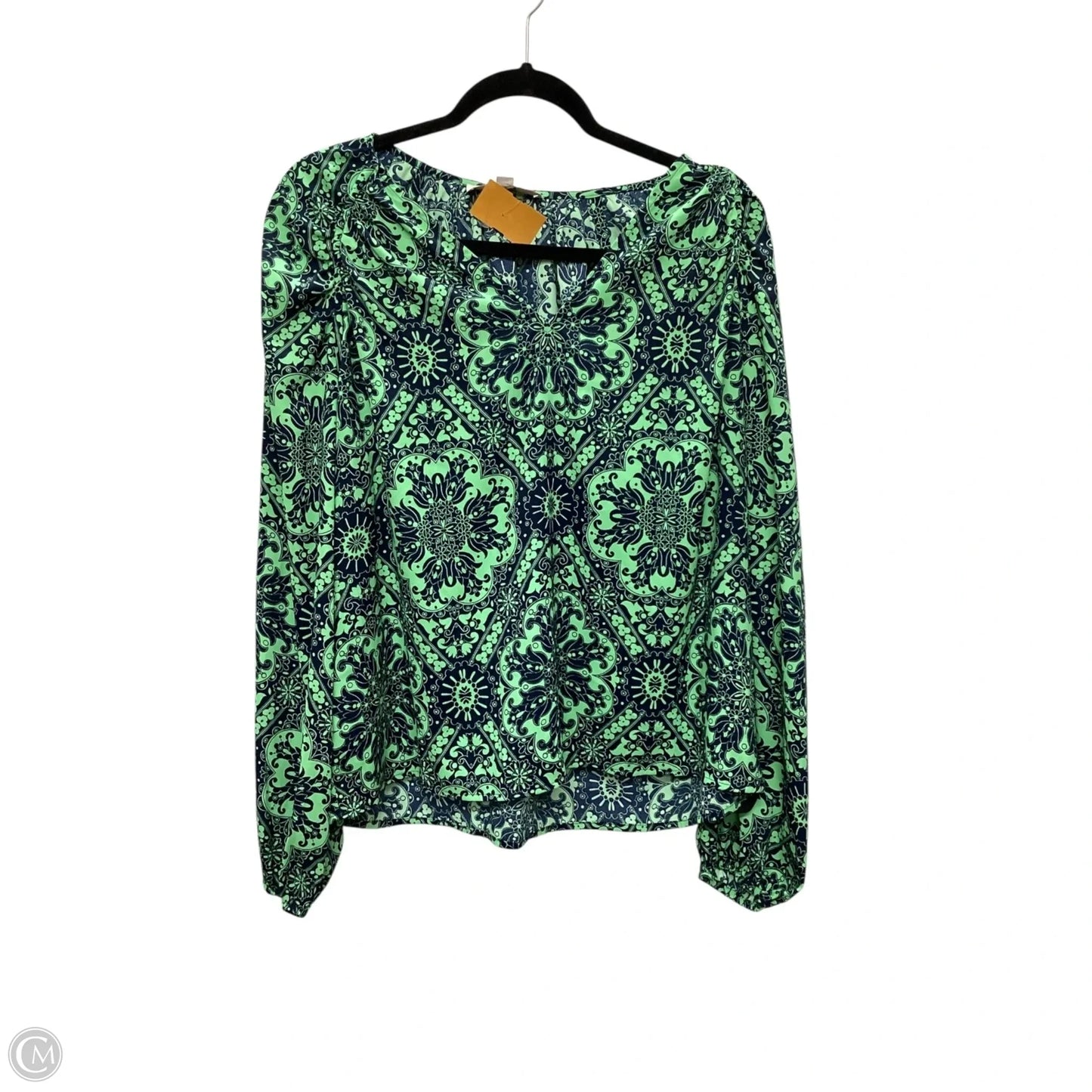 Top Long Sleeve By Loft In Green, Size: L
