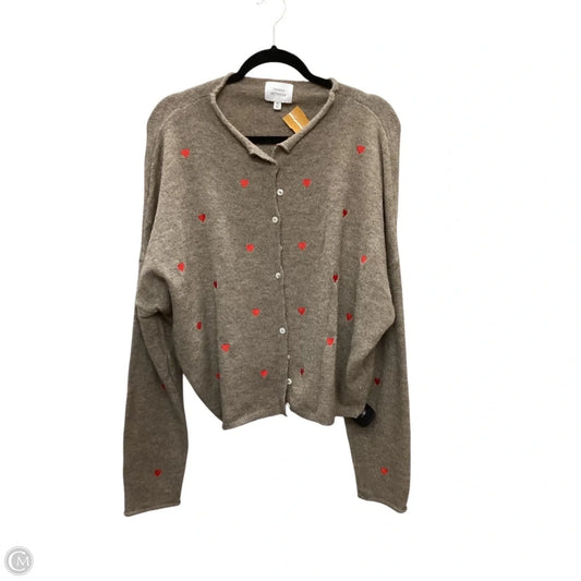 Cardigan By Clothes Mentor In Brown, Size: M