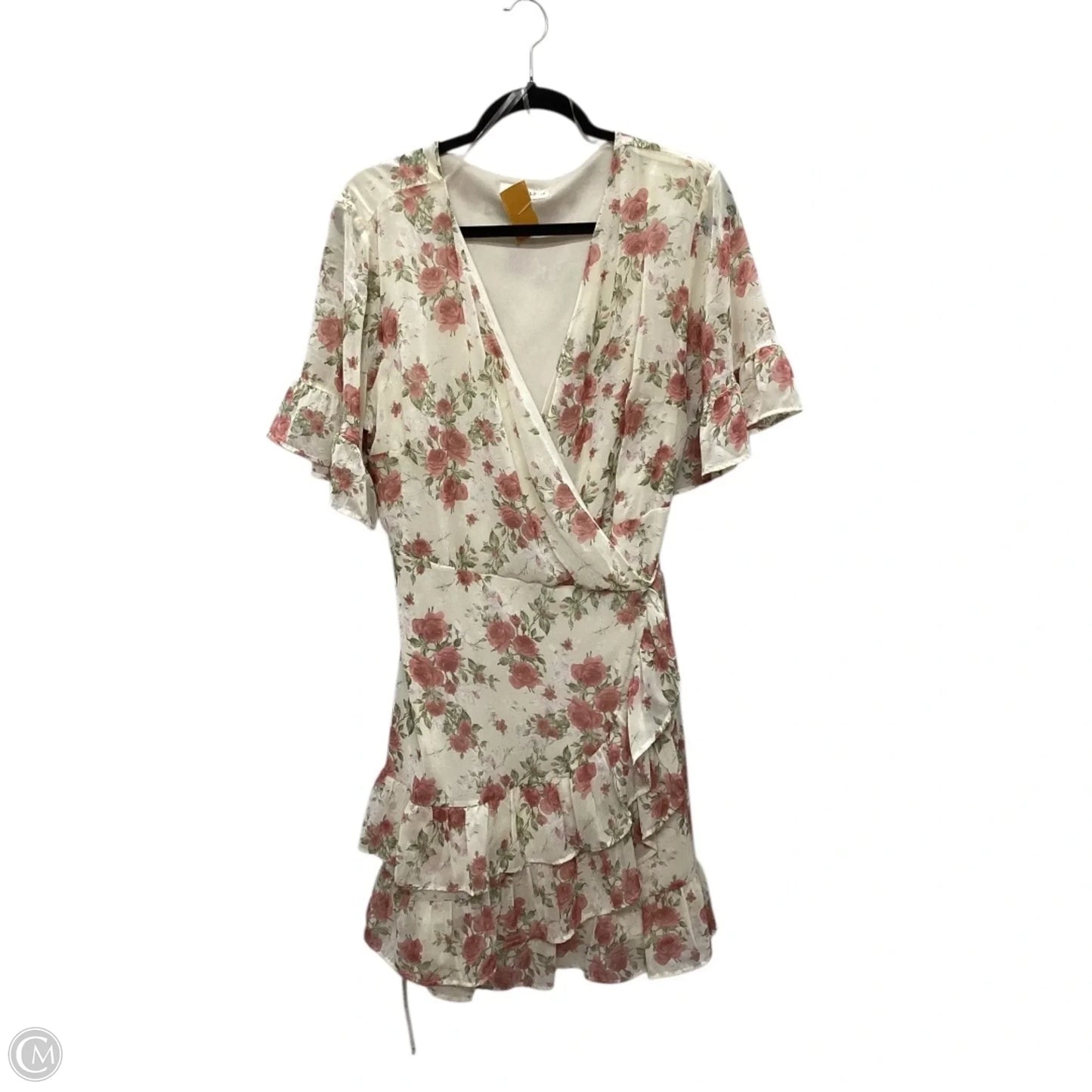 Dress Casual Short By Emerald In Floral Print, Size: 1x