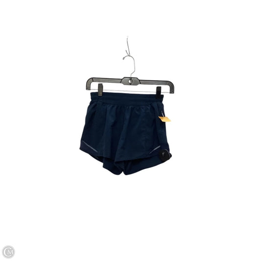 Athletic Shorts By Lululemon In Navy, Size: 4