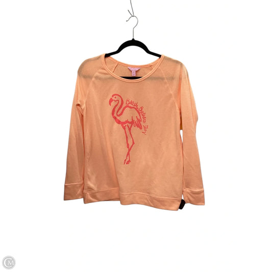 Top Long Sleeve Designer By Lilly Pulitzer In Orange, Size: Xs