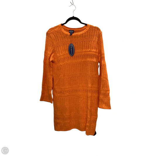 Sweater By Scoop In Orange, Size: L