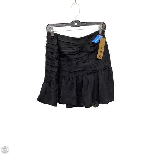 Designer Skirt Mini & Short By Ramy Brook In Black, Size: 14