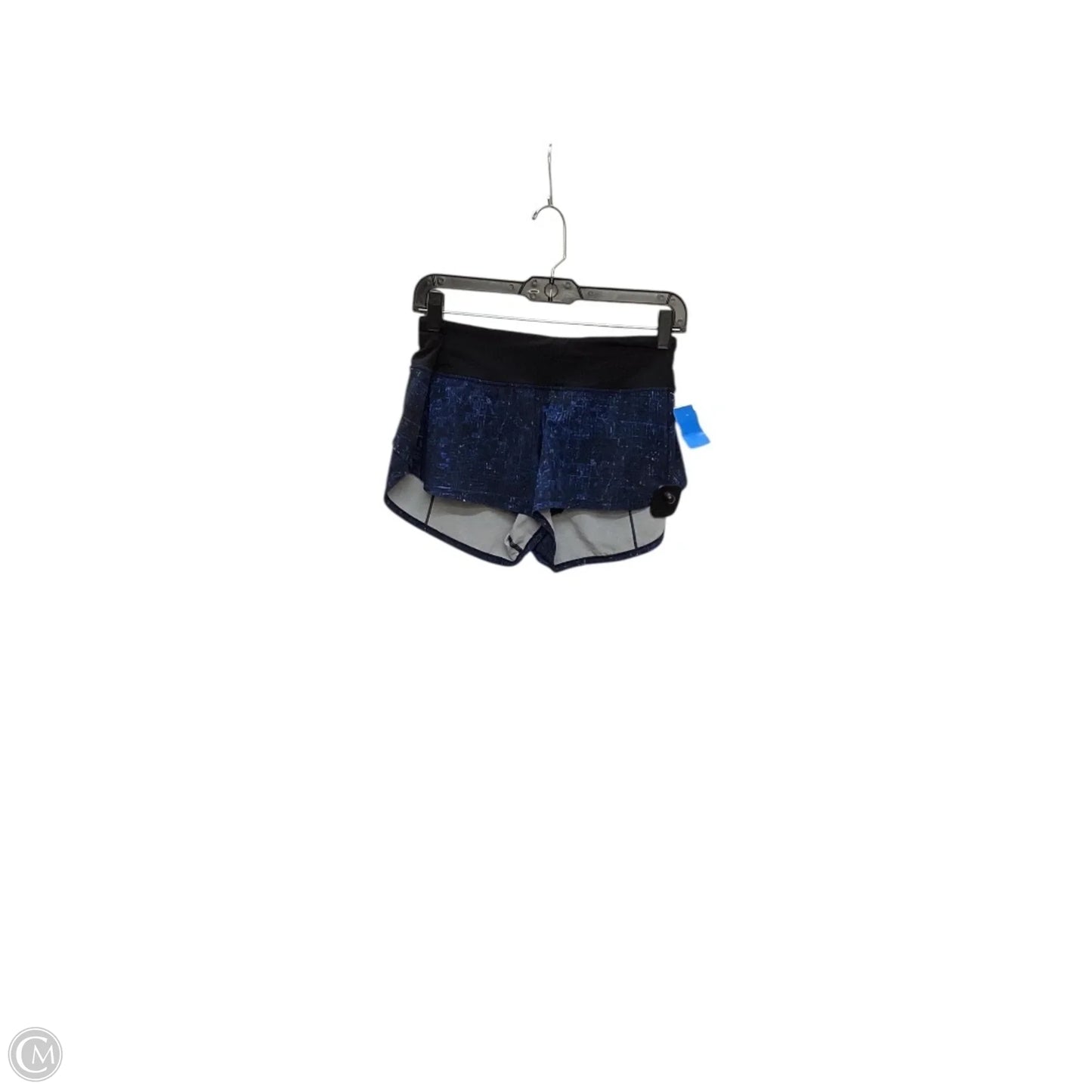 Athletic Shorts By Lululemon In Blue, Size: 4
