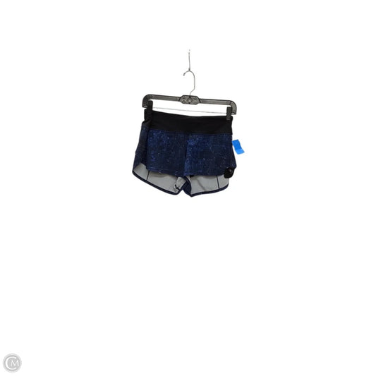 Athletic Shorts By Lululemon In Blue, Size: 4
