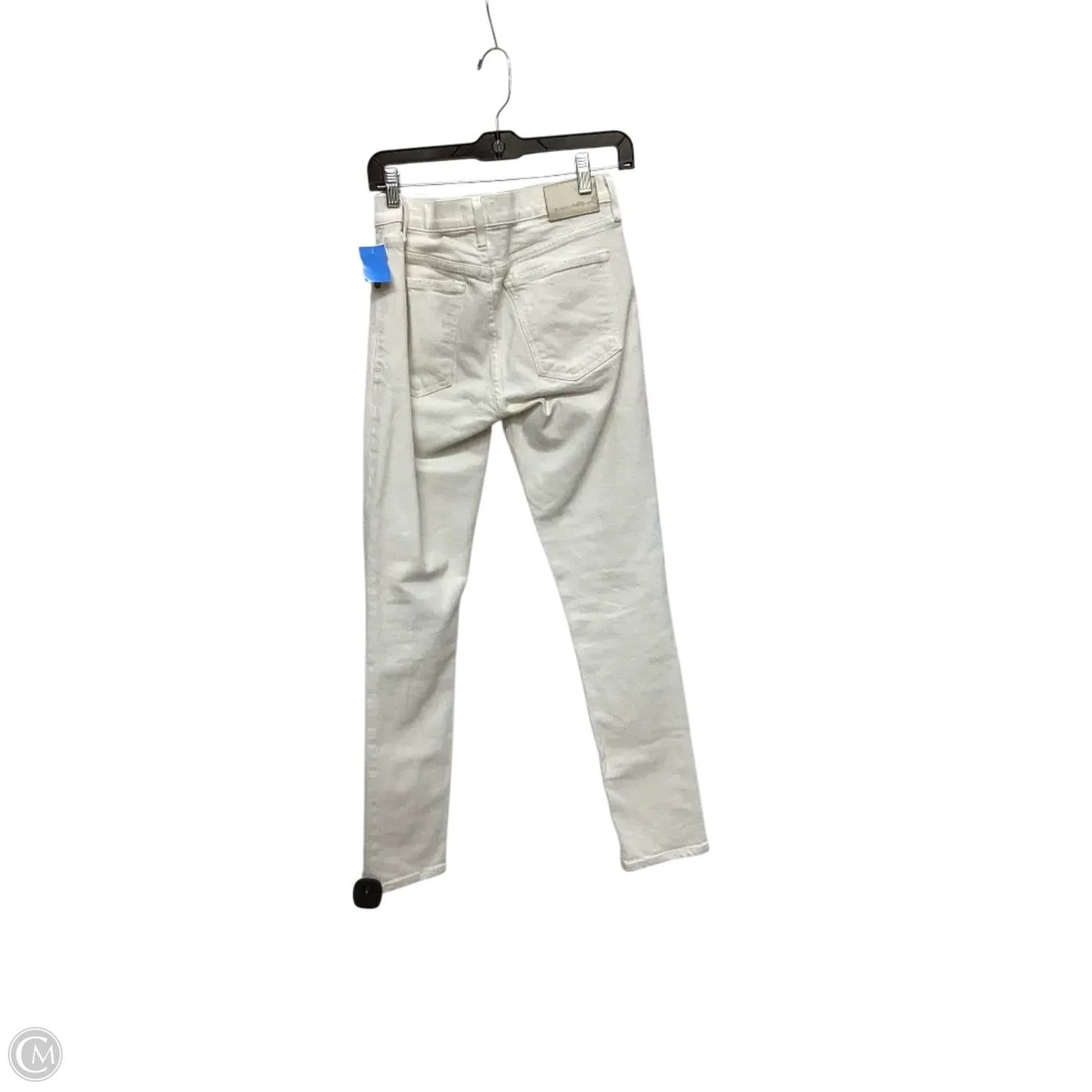 Designer Jeans Skinny By Citizens Of Humanity In White, Size: 4