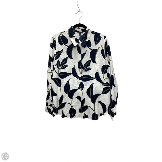 Top Long Sleeve By Ann Taylor In Multi-colored, Size: L