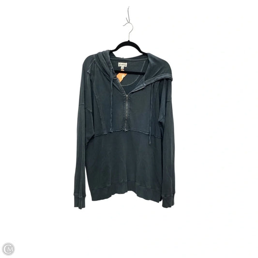 Sweatshirt Hoodie By Wonderly In Grey, Size: Xl