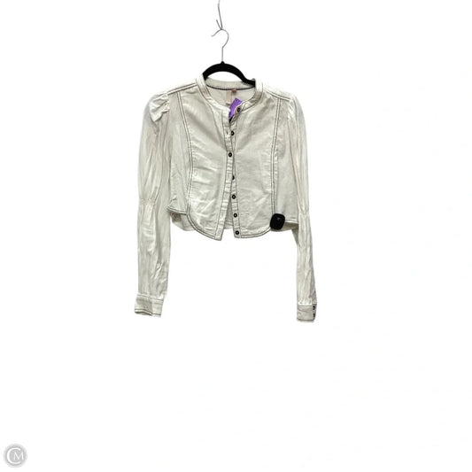 Top Long Sleeve By Pilcro In White, Size: M