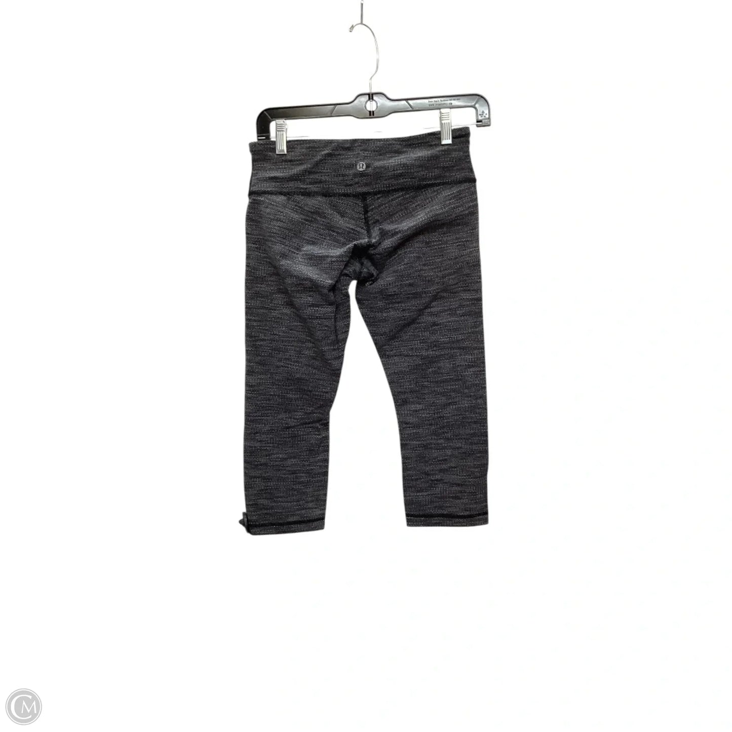 Athletic Capris By Lululemon In Grey, Size: 4