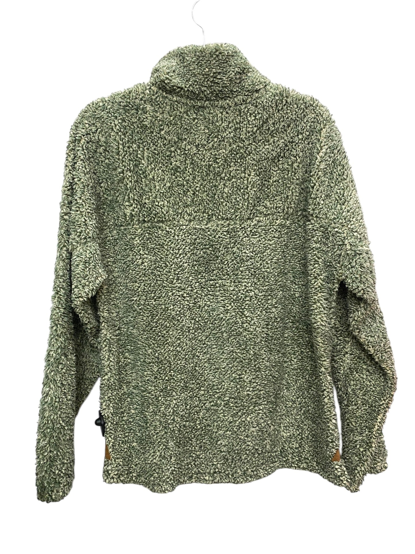 Jacket Faux Fur & Sherpa By Clothes Mentor In Green, Size: S