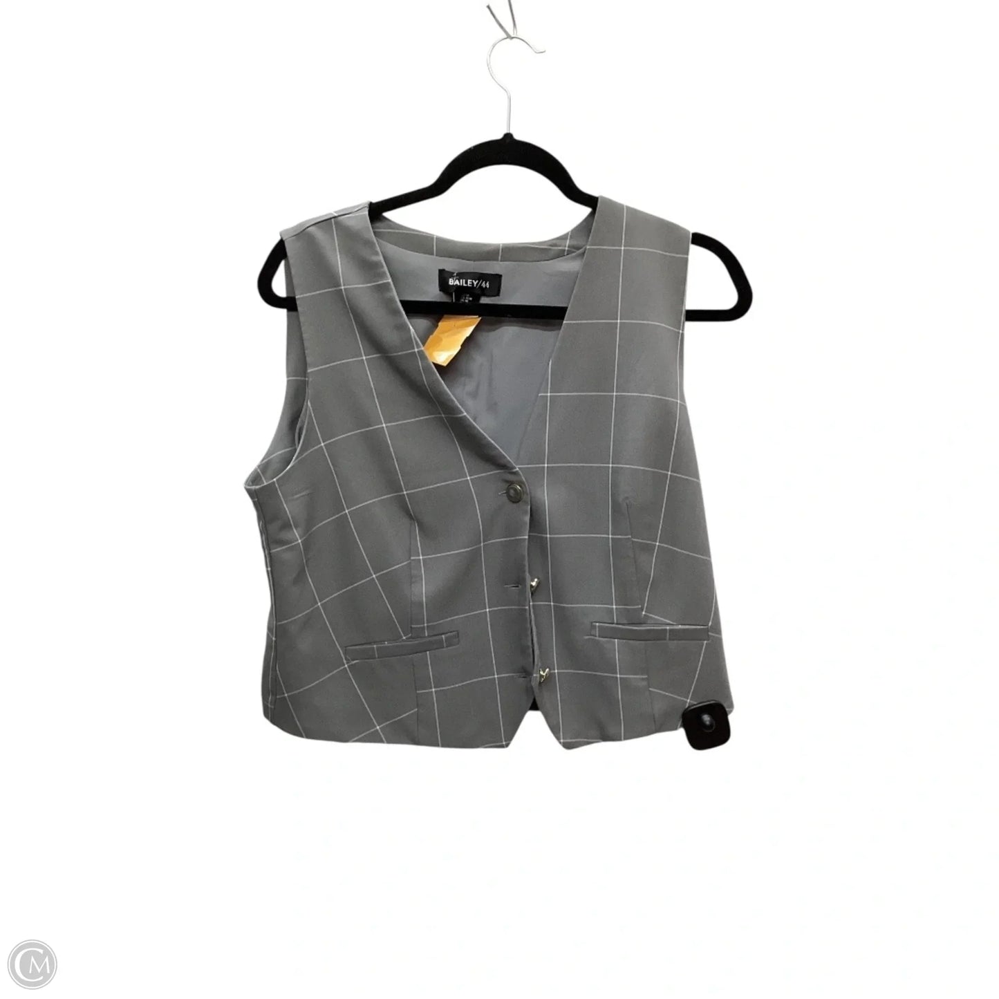Vest Other By Bailey 44 In Grey, Size: M